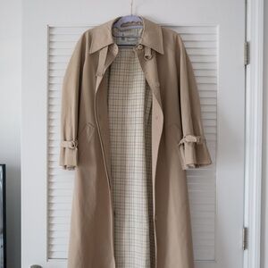 vintage London fog trench coat